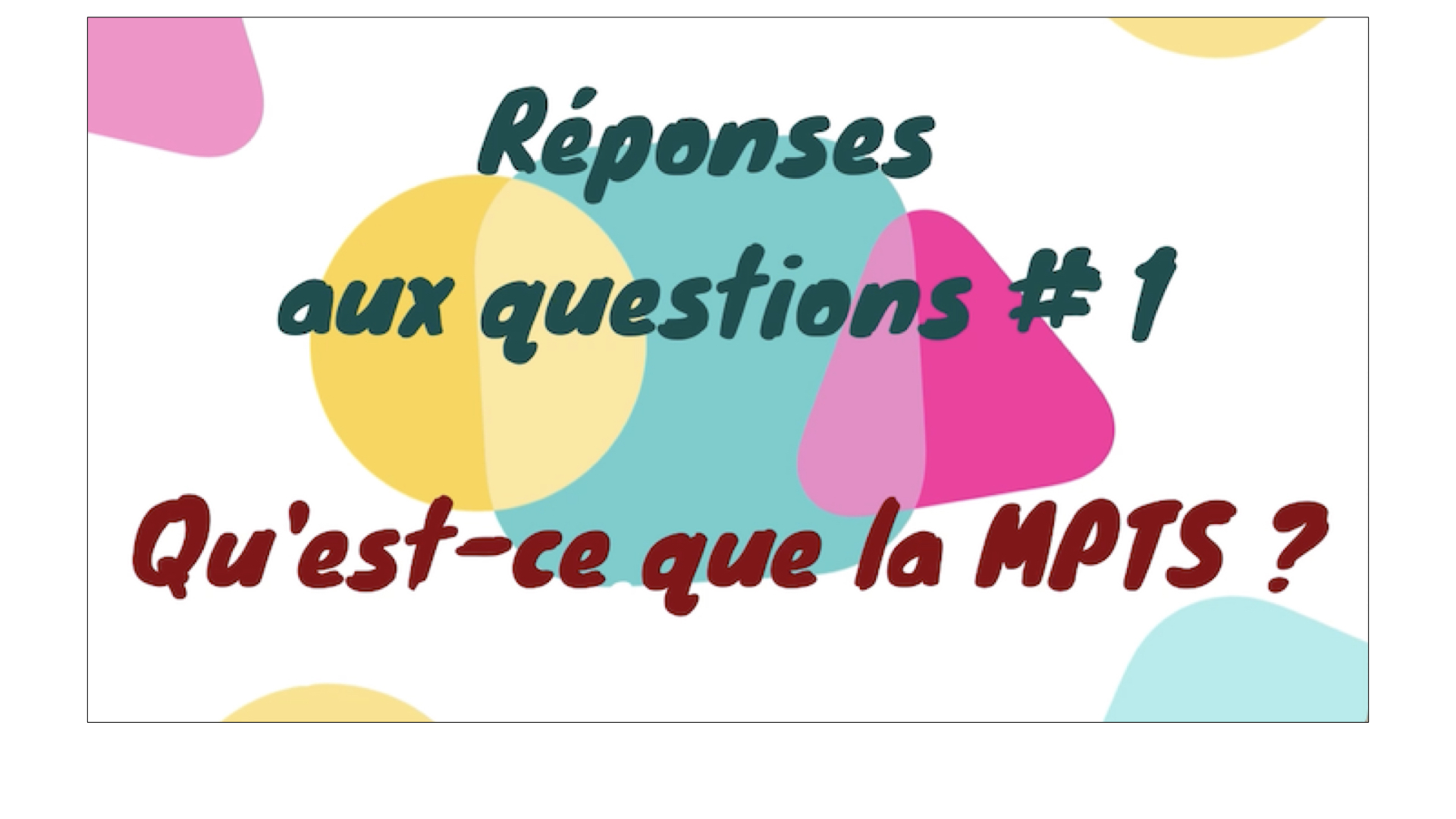 Réponses aux questions Qu'estce que la MPTS ? de morpho